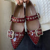 Copenhagen Shoes Future Vibes Patent Ballerina Bordo (Forudbestilling lev. slut februar / start marts)