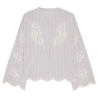 Sissel Edelbo Cecilie Skjorte Purple Stripes, stribet skjorte