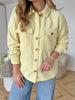 Pieces Effi LS Corduroy Skjorte French Vanilla
