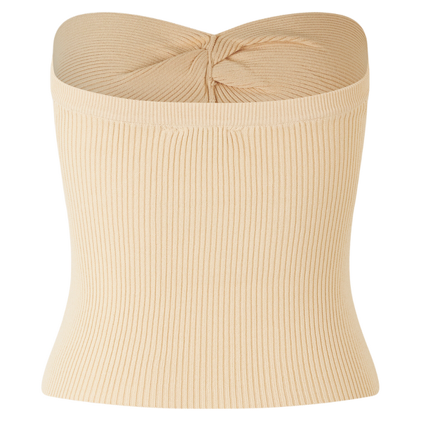 Notes du Nord Hollie Knitted Bandeau Top Buttercream