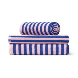 Bongusta Naram Bade Håndklæde Dazzling Blue & Rose