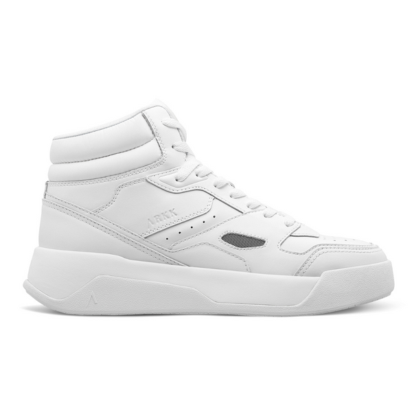 Arkk Copenhagen Dinasty Higtop Leather Nylon ERA-01 Sneakers Bright White Tofu