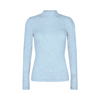 Moves Fienna Turtleneck Bluse Porcelain Blue