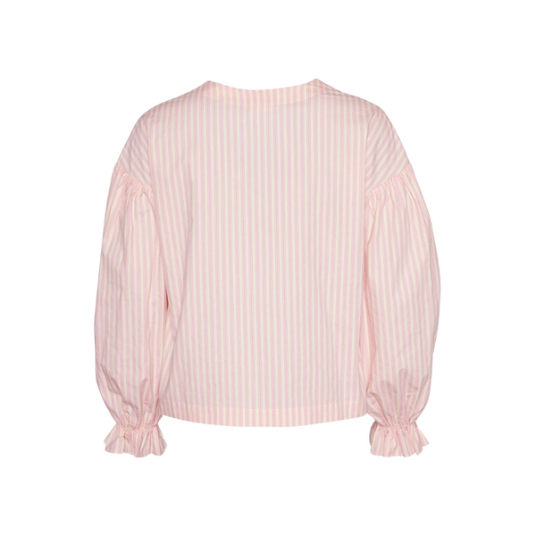 Sissel Edelbo Ida Organic Cotton Bluse Pink Stripe
