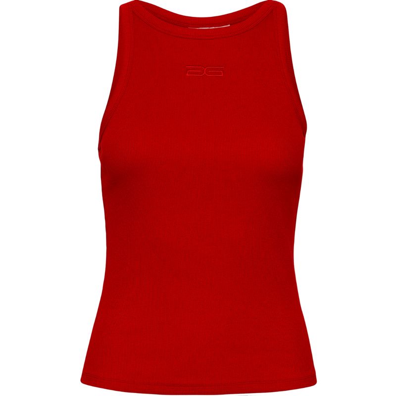 Gestuz Drew SL Logo Tank Top Haute Red