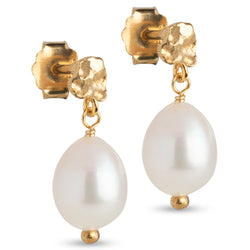 Enamel Poe Pearl Studs Pearls