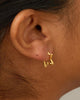 Enamel Organic Star Øreringe Small