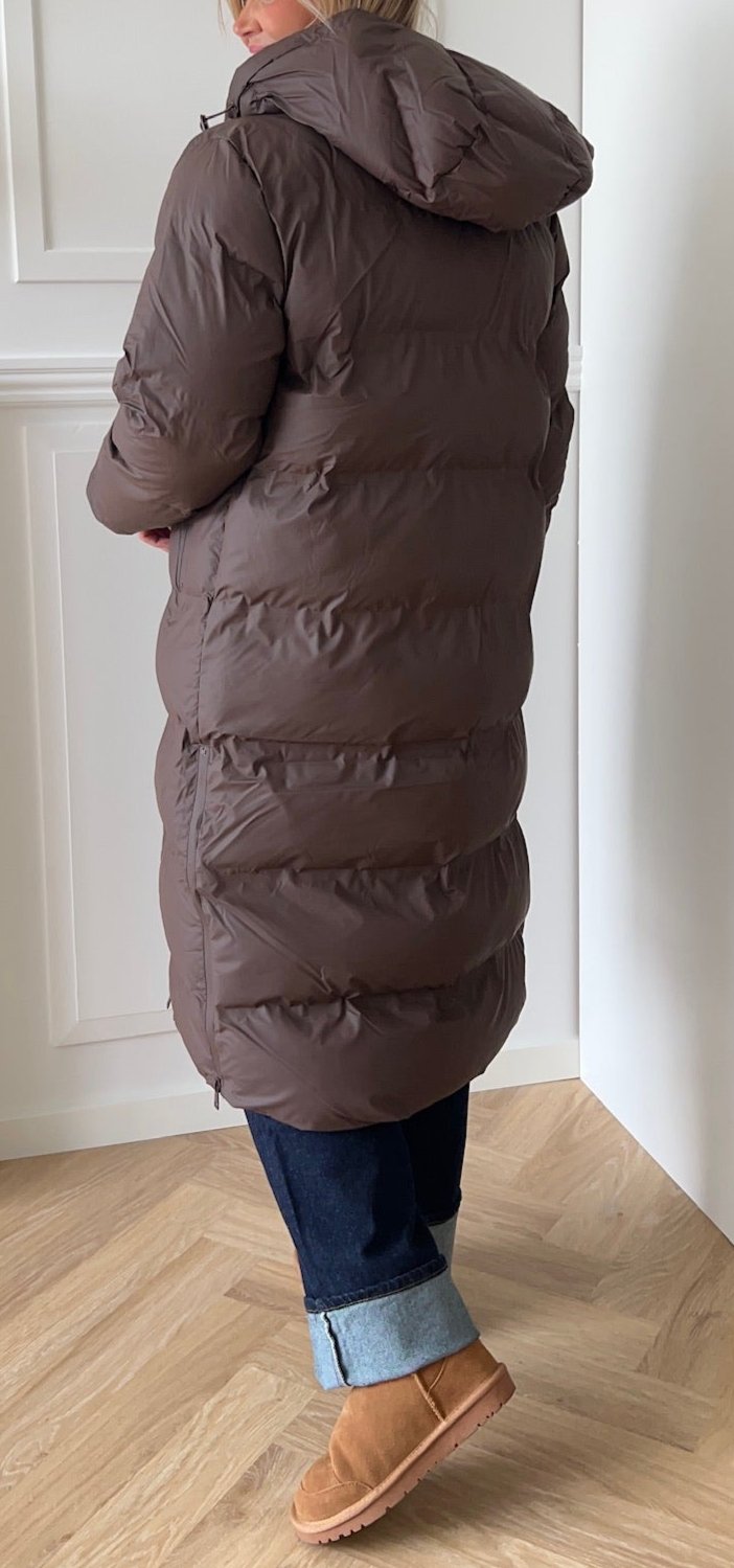 Neo Noir Viviana C Puffer Jakke Mocca