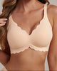 Femifemme SoftScallop Full Coverage Bøjlefri BH Nude
