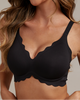 Femifemme SoftScallop Full Coverage Bøjlefri BH Black