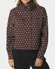 Neo Noir Callisa Dot Jakke Brown
