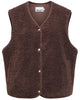 Object Ella Vest Seal Brown