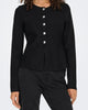 Only Melli LS O-Neck Button Cardigan Black NO26