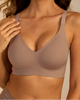Femifemme FlexiComfort v2. Bøjlefri BH Soft Mocha