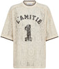 Haute L'Amitié Lace Football T-shirt Pearl