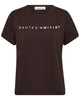 Haute L'Amitié Rub Logo T-shirt Mocca
