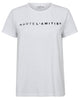 Haute L'Amitié Rub Logo T-shirt White