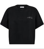 Haute L'Amitié HL Crew Neck Crop T-shirt Black