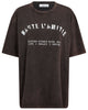 Haute L'Amitié Noma Acid Curve Studio T-shirt Mocca Acid Wash