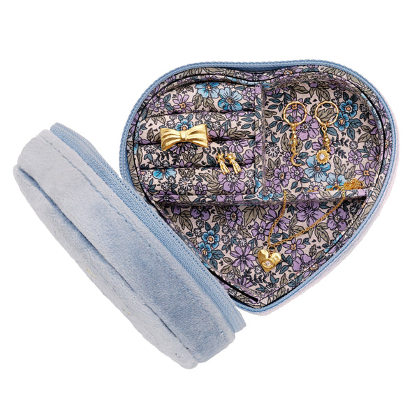 Maanesten Heart Jewelry Box Sky Blue