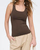 Only Ea SL 2-Ways Fit Top Chocolate Martini