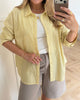Only Oregon Alva LS Skjorte Sunlight Stripes/Cloud Dancer