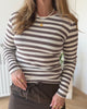 Marta Du Chateau Begonia LS T-shirt Tortora