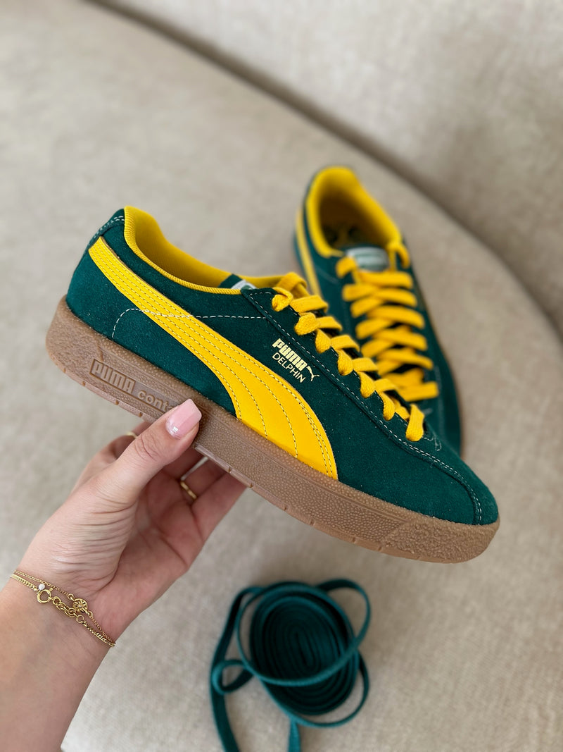 Puma Delphin Sneakers Malachite-Yellow Sizzle