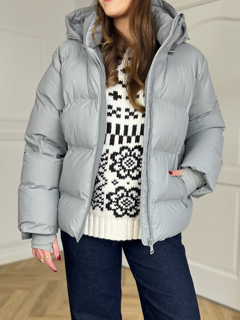 Neo Noir Fox C Puffer Jakke Light Grey