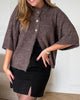 Neo Noir Benuta Fluffy Knit Cardigan Light Brown