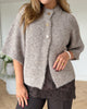 Neo Noir Benuta Fluffy Knit Cardigan Beige Melange