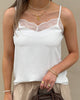 Pieces Tiffany Strap Lace Top Cloud Dancer NO26