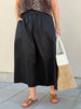 Neo Noir Yara Poplin Nederdel Black NO26