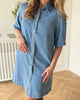 Object Frame 2/4 Denim Kjole Light Blue Denim NOS26