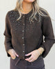 Only Miggie LS O-Neck Pearl Cardigan Coffee Bean