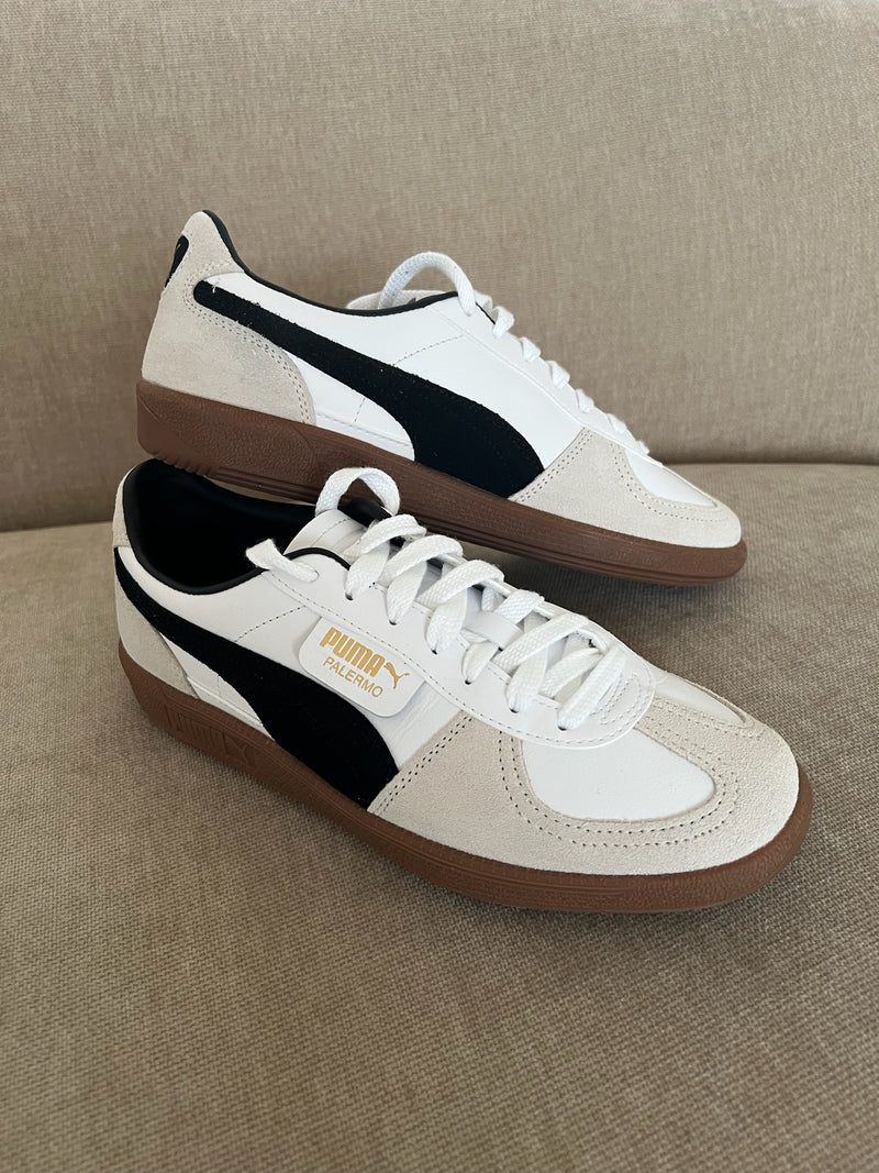 Puma Palermo Lth Sneakers White-Vapor Gray-Gum