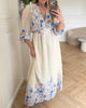 Neo Noir Silfi Flower Print Kjole Blue