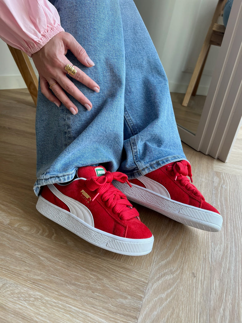 Puma Suede XL Sneakers For All Time Red/White