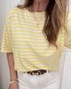 Marta Du Chateau Jamila T-shirt Yellow/Yellow