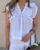 Neo Noir Jayla S Voile Top NOS25 White