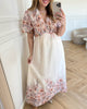 Neo Noir Serna Flower Print Kjole Burned Powder