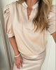 Neo Noir Roella Heavy Sateen Bluse Champagne NOS26