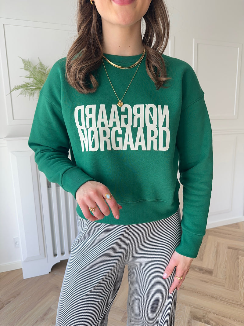 Mads Nørgaard Organic Sweat Tilvina Sweatshirt Verdant Green