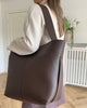 Object Gael PU Shopper Taske Seal Brown