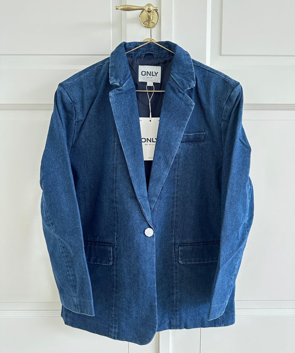 Only Cory LS Denim Blazer Medium Blue Denim