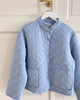 Pieces Rikke Quilted Jakke Cashmere Blue/Cloud Dancer NO26