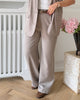 Only Linda HW Straight Melange Bukser Fungi Melange NO26 (Forudbestil -lev. Uge 21)