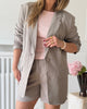 Only Linda LS Boyer Melange Blazer Fungi Melange NO26