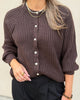 Only Kalibu LS Cardigan Chocolate Brown