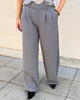 Only Miles Pleat Wide Bukser Medium Grey Melange